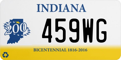 IN license plate 459WG