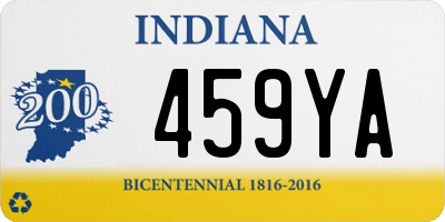 IN license plate 459YA