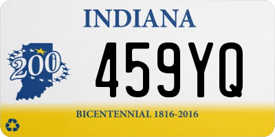 IN license plate 459YQ