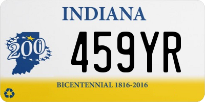 IN license plate 459YR