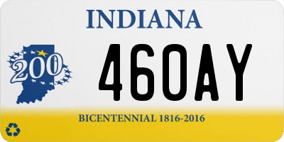 IN license plate 460AY