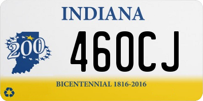 IN license plate 460CJ