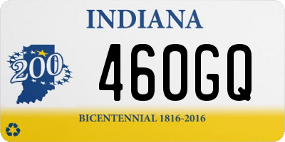 IN license plate 460GQ