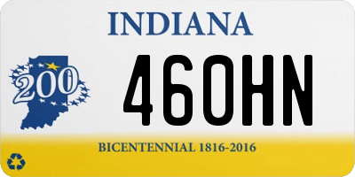 IN license plate 460HN