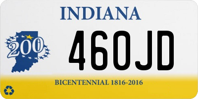 IN license plate 460JD