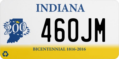 IN license plate 460JM