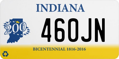 IN license plate 460JN