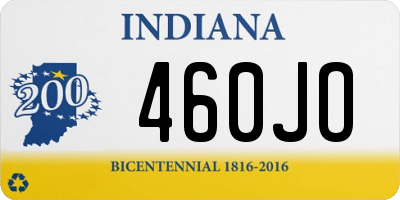 IN license plate 460JO