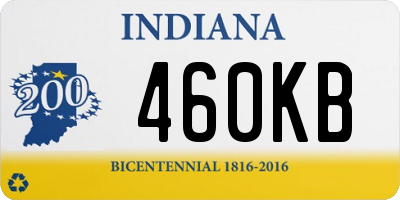 IN license plate 460KB