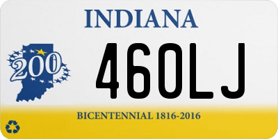 IN license plate 460LJ