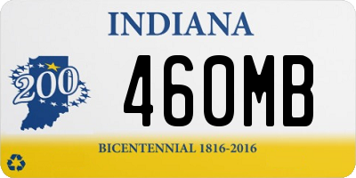 IN license plate 460MB