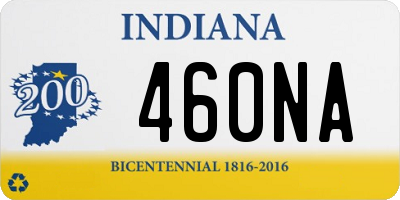 IN license plate 460NA