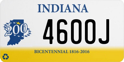 IN license plate 460OJ