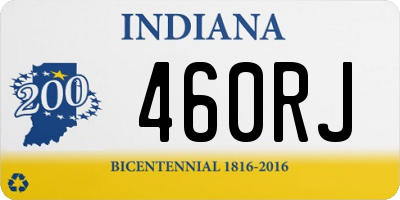 IN license plate 460RJ