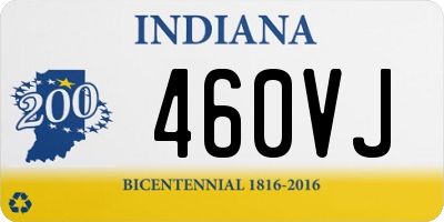 IN license plate 460VJ