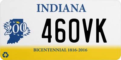 IN license plate 460VK