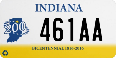 IN license plate 461AA