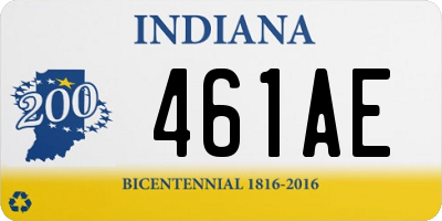 IN license plate 461AE