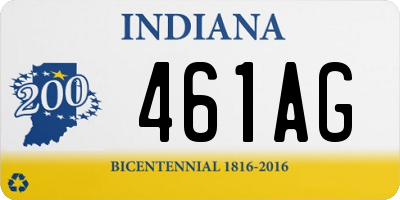 IN license plate 461AG