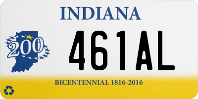 IN license plate 461AL