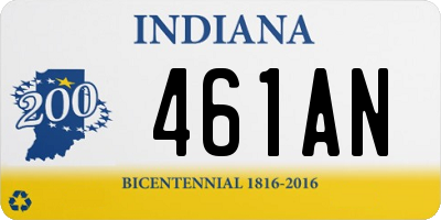 IN license plate 461AN