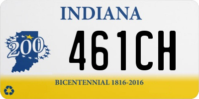 IN license plate 461CH