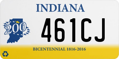 IN license plate 461CJ
