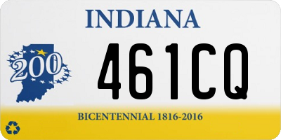 IN license plate 461CQ