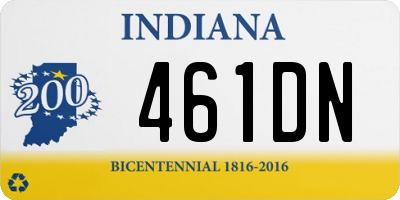 IN license plate 461DN