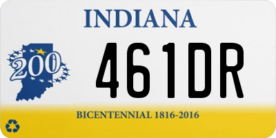 IN license plate 461DR