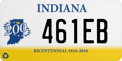 IN license plate 461EB