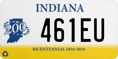 IN license plate 461EU