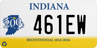 IN license plate 461EW
