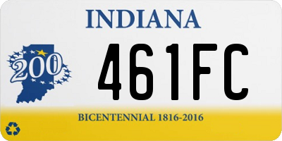 IN license plate 461FC