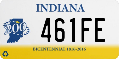 IN license plate 461FE