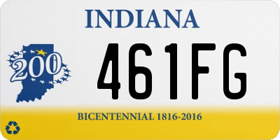 IN license plate 461FG