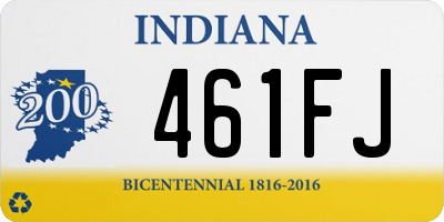 IN license plate 461FJ