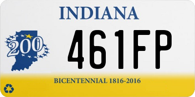 IN license plate 461FP