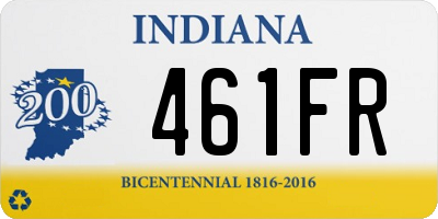 IN license plate 461FR