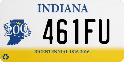 IN license plate 461FU