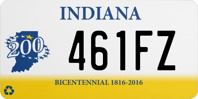 IN license plate 461FZ