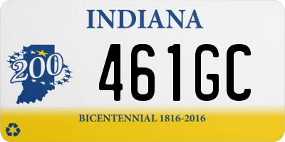 IN license plate 461GC