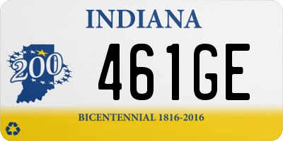 IN license plate 461GE