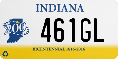 IN license plate 461GL