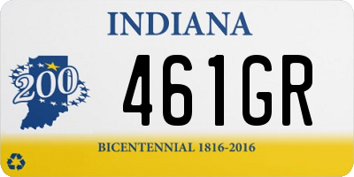 IN license plate 461GR
