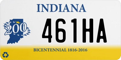 IN license plate 461HA