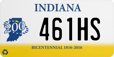 IN license plate 461HS