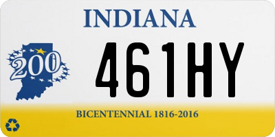 IN license plate 461HY