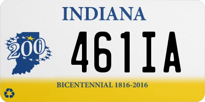 IN license plate 461IA