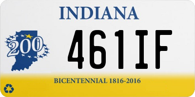 IN license plate 461IF